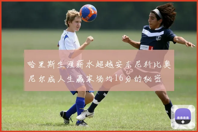 哈里斯生涯薪水超越安东尼科比奥尼尔成人生赢家场均16分的秘密